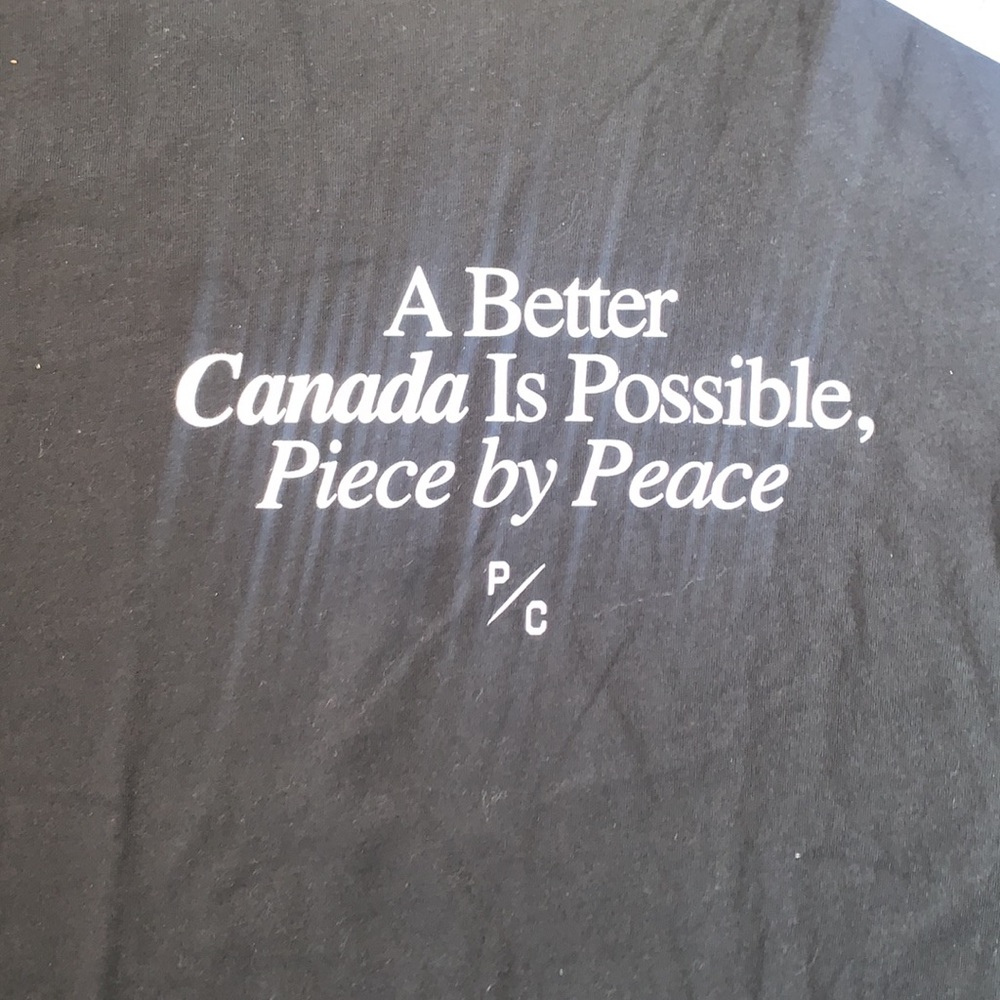 Peace Collective | Black Canadian T Shirt Size Small - Picture 4 of 5